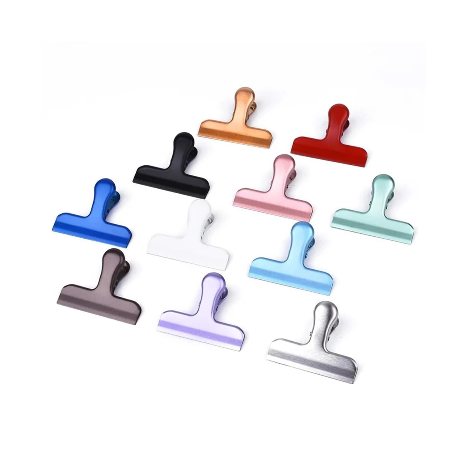 5 Stück Vintage Farbe Metall Breite Büroklammern Binder Clip Reisetagebuch | Gold