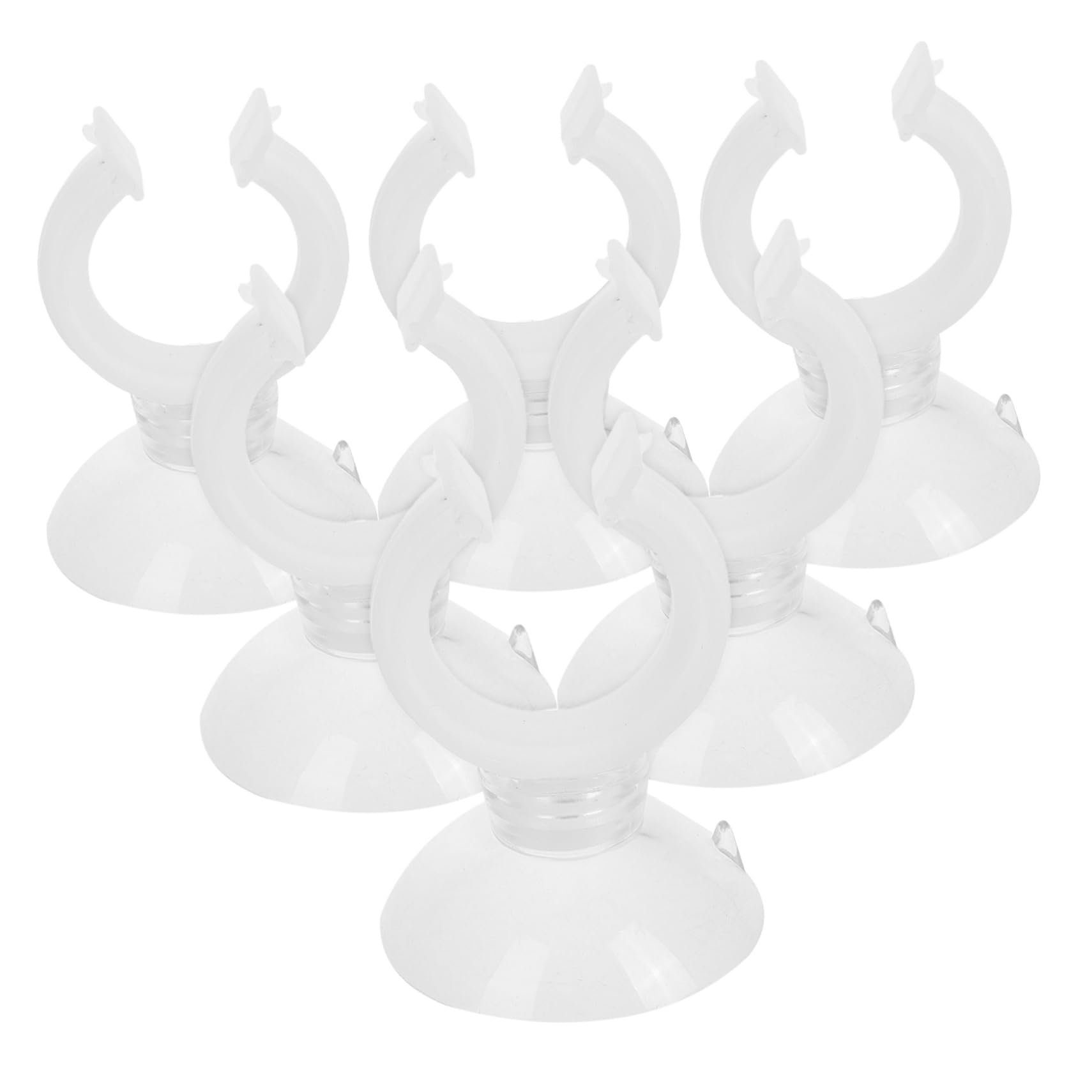 Vaguelly 6pcs White Plastic Flameless Candle Sconce Hooks for Electric Candle Lanterns Easy Installation with Simple Design for Home Decor and Living Room Use