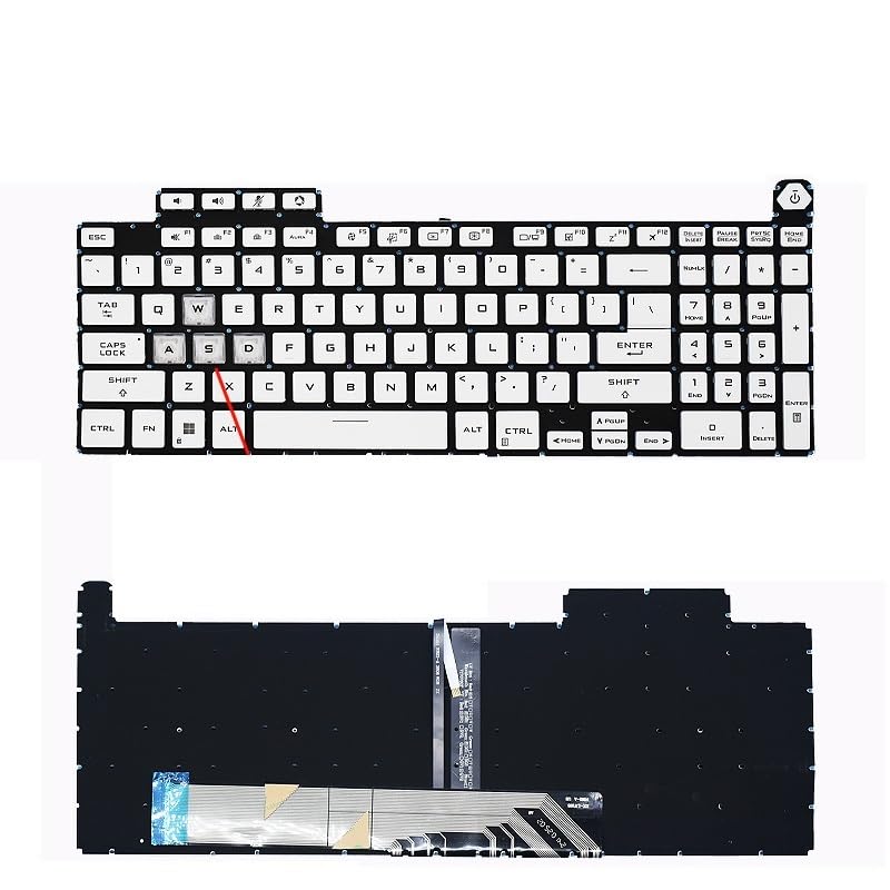 Clavier ASUS TUF F15 FX507 FX517 FA507 FX707 FA617 US PC portable de rechange