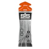 Energy Caffeine Gels, 22g Fast Acting Carbohydrates, Endurance Sport Energy Gels with 75mg of Caffeine, New Orange Flavor - 2 oz - 6 Pack
