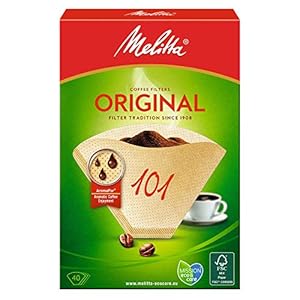 Melitta Filtertüten 101 Naturbraun, 40 Stück