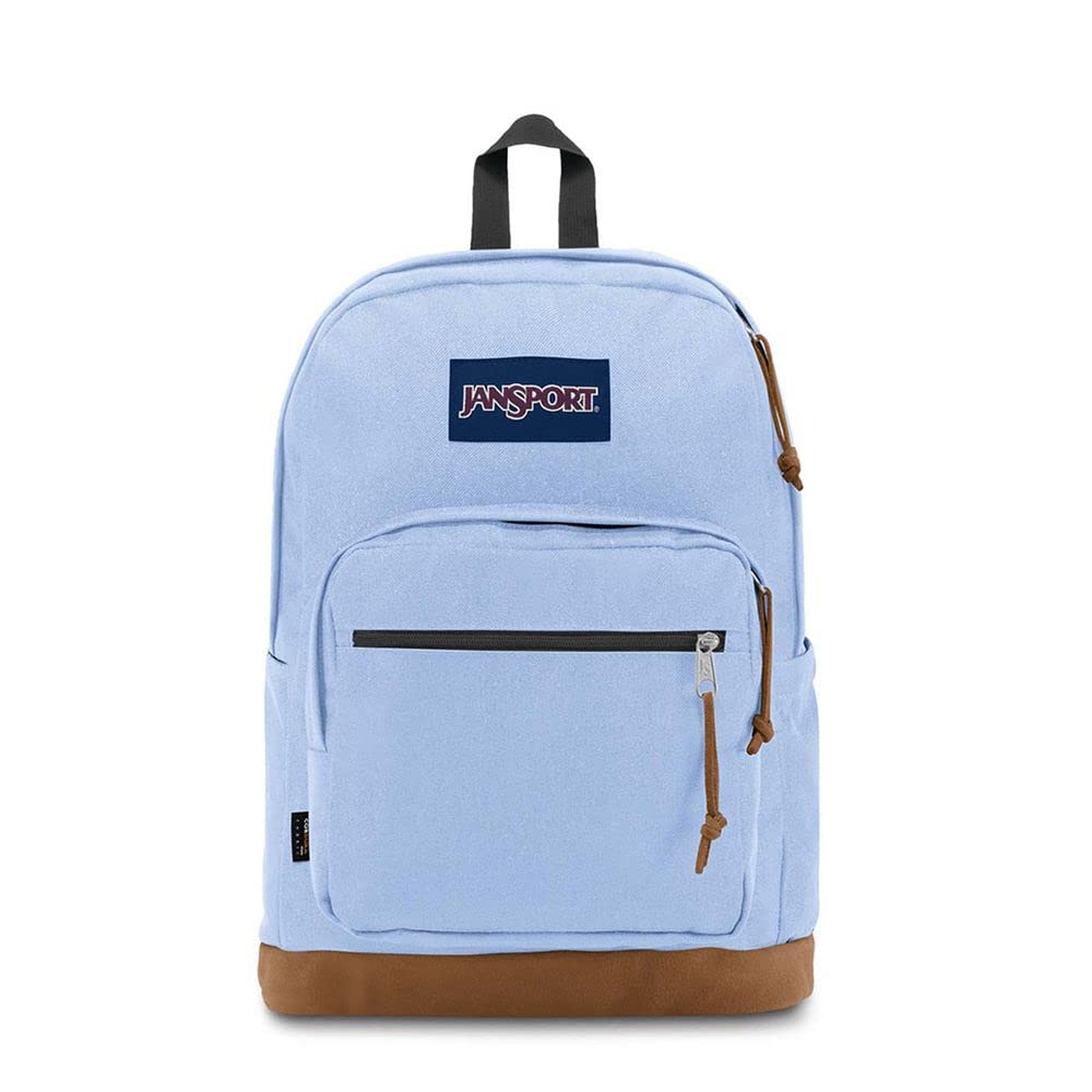 JanSport Right Pack Backpack - Durable Daypack with Padded 15" Laptop Sleeve, Spacious Main Compartment & Integrated Water Bottle Pocket - Hydrangea
