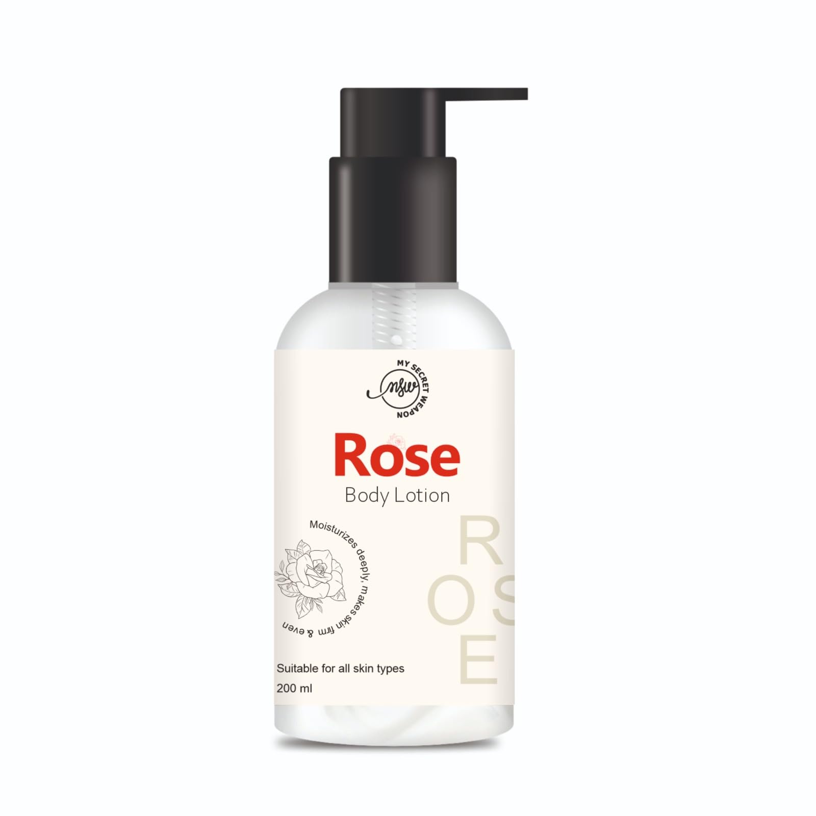 Sponsored Ad - MY SECRET WEAPON ROSE BODY LOTION| Enriched with Rose extract & Avacado oil Extracts Skin Brightening | Non Oily Lotion With Natural Ingredients