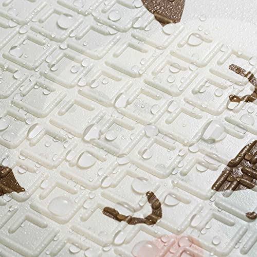 Baby Vivo Premium Omkeerbaar Speeltapijt Alpaca | Kinderspel Tapijt Speelkleed Speel Tapijt Baby Mat Baby Tapijt | 1 cm dik XPE kindertapijt XXL 200 x 180 cm - Afbeelding 7