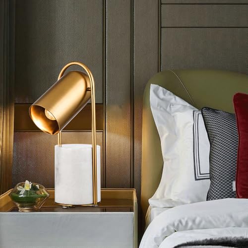 Lampe de bureau moderne en marbre scandinave chic culot E26 - 2