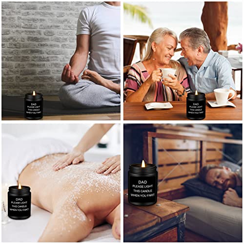 Dad Gifts From Daughter Son,Dad Birthday Gift,Fathers Day Birthday Gifts For Dad Step Dad Father In Law Him Bonus Dad Daddy,Sandalwood Scented Candle Gifts For Men #TOP5