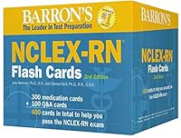 Algopix Similar Product 13 - Barrons NCLEXRN Flash Cards 2nd