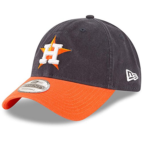 Houston Astros New Era Road Replica Core Classic 9TWENTY Adjustable Hat Navy/Orange