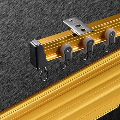 Riel de aluminio robusto y moldeable para colgar cortinas en techo o pared 2