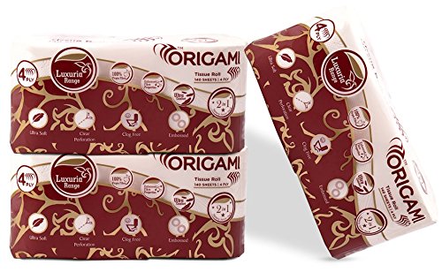 See full amazon price history chart for Origami 4 Ply Toilet Tissue Paper Roll - Pack of 6 (140 Pulls Per Roll, 840 Sheets) Origami 4 Ply Toilet Tissue Paper Roll - Pack of 6 (140 Pulls Per Roll, 840 Sheets) (B079WVPJ1S) Amazon Price History, Amazon Price Tracker