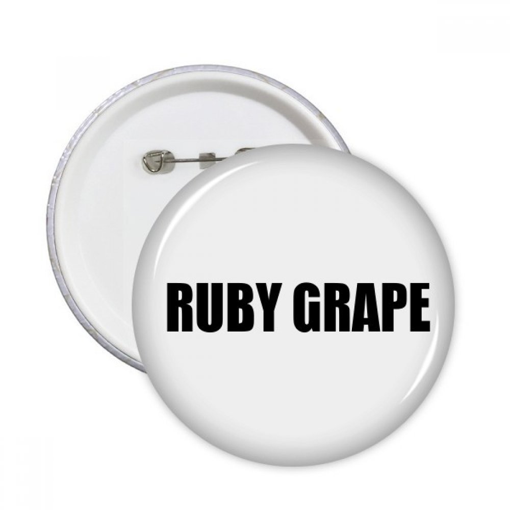 Badge bouton rond Ruby Grape Fruit Pins XL pour décoration de vêtements - 3