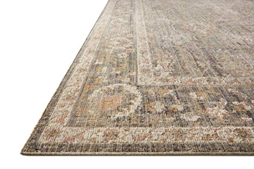 Tapete decorativo Loloi Rosemarie 2'7" x 8' verde miniatura 3