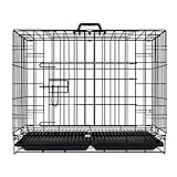 Tamaño del producto: 70 * 60 * 50 cm (27,5 * 23,6 * 19.6inch), adecuado para pequeñas y medianas perros, soportar el peso del animal doméstico: 3.5-15kg.