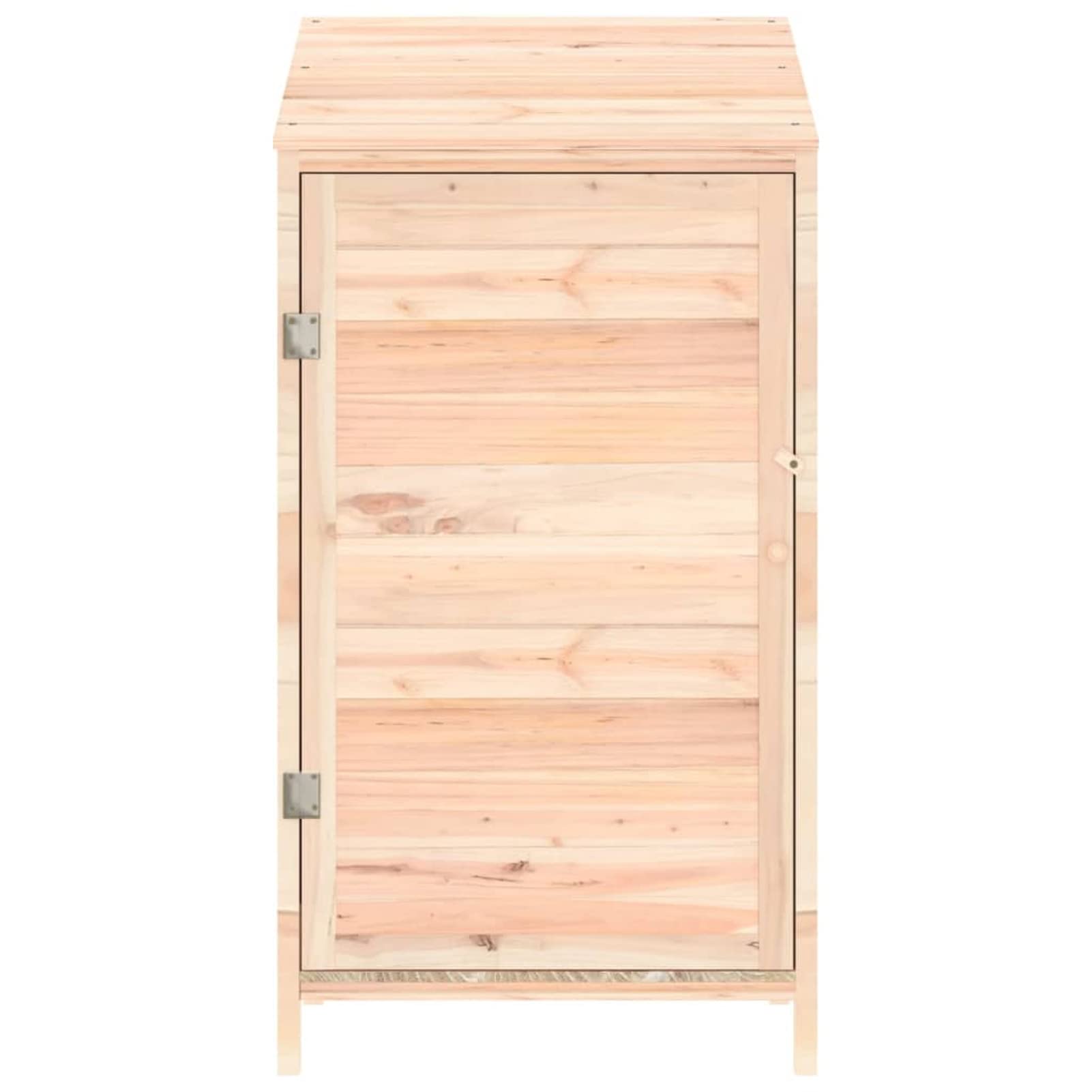 Homgoday Casa Mobilia Cobertizo de Jardín de Madera Maciza de Abeto - Caseta de Herramientas y Armario de Exterior 55 x 52 x 112 cm