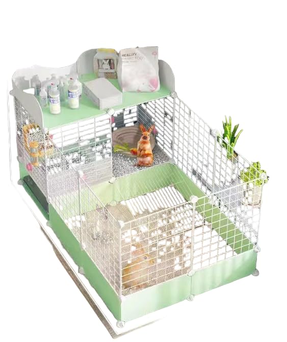 Amazon | ラビットケージ うさぎケージ 家庭用 室内 防噴霧 ペット