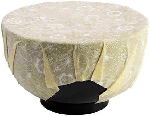 (5 pack) Reusable Beeswax Food Storage Wrap - Handmade, Natural Eco Friendly, Sustainable & Washable, Plastic Free & Biodegradable, Cover Bowl - 1 Large, 2 Medium, 2 Small with Life Color