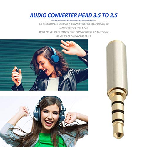 3.5mm to 2.5mm Male to Female Audio Stereo Adapter Plug Converter Adapter Headphone Jack Transfer Audio Connector - Image 5