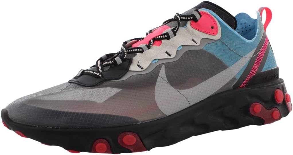 Nike Men's React Element 87 "Blue Chill, Black/Cool Grey/Blue Chill, 14