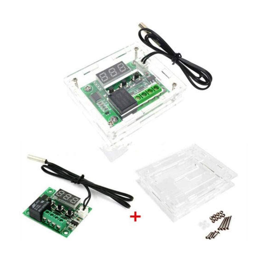 Super Debug Temperature Controller DC 12V Digital Cooling/Heating Temp Thermostat -50-100 Degree Controlled Switch Module W1209 + Acrylic Box (B09X4BG94C) Amazon Price History, Amazon Price Tracker