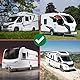 SPARES2GO 16-A-Splitterkabel, 240 V, für Wohnwagen und Wohnmobile, 2-Wege-Anschluss, Y-Stück, 2 x 16-Ampere-Steckdosen (blau)