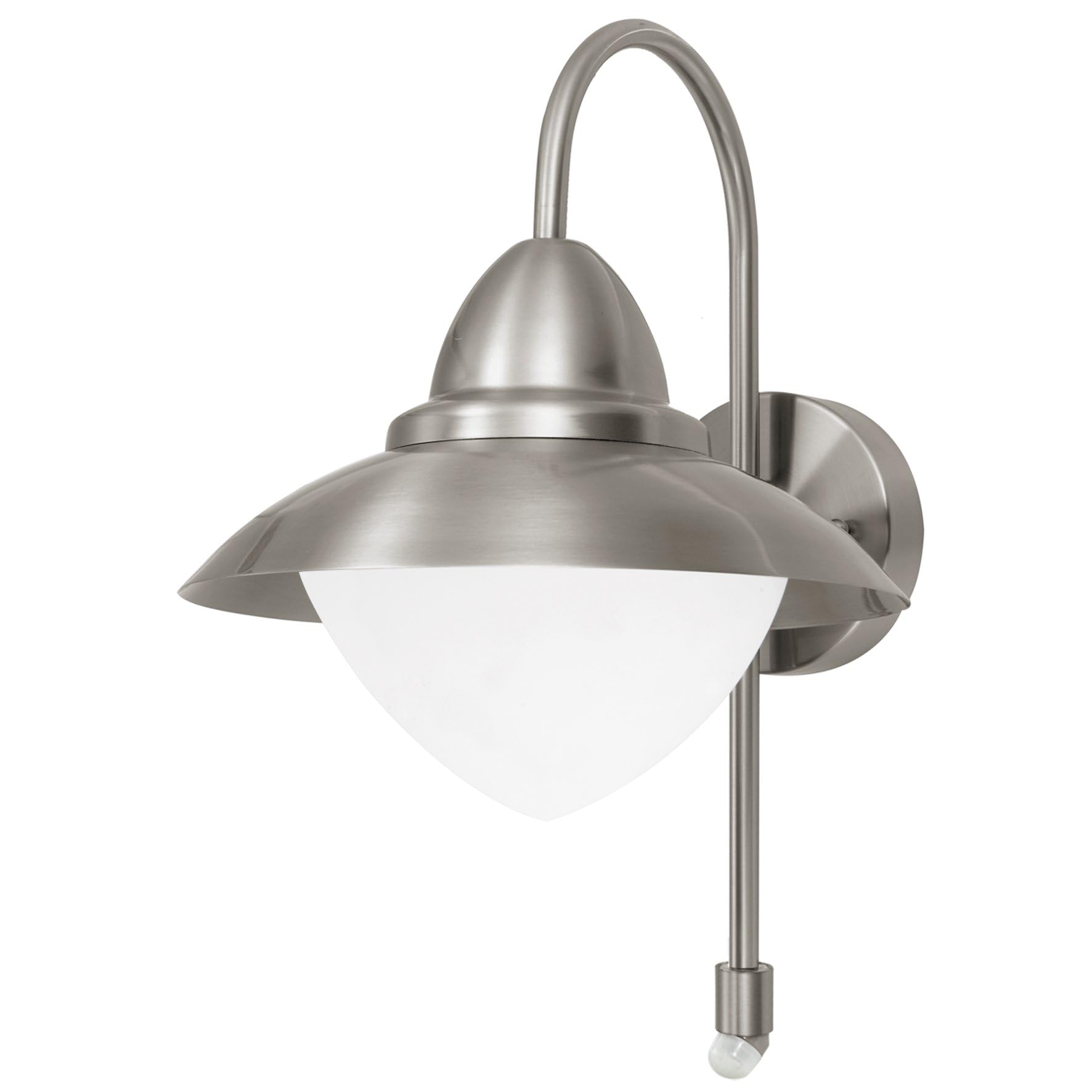 Eglo Light Sidney Pir Outdoor Ip44 Stainless Steel Wall