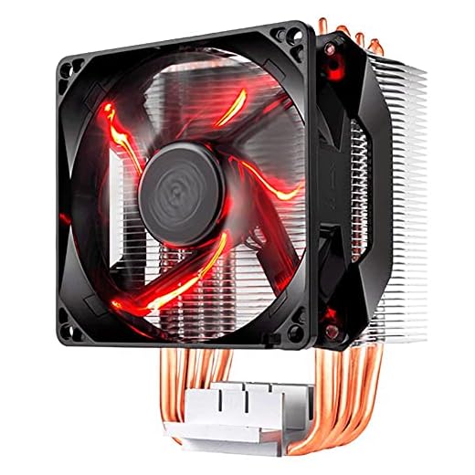 Air Cooler Para Processador Cooler Master Hyper H410R (Led Vermelho) Com 4 HeatPipes e Ventoinha 92mm