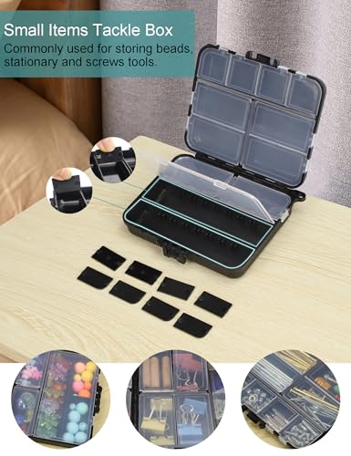 Avlcoaky-Small-Tackle-Box-8-Pack-Mini-Terminal-Tackle-Boxes-Organizer-Plastic-Fishing-Lure-Box-Storage-Containers-Fly-Fishing-Boxes-Lure-Bait-Storage-Case