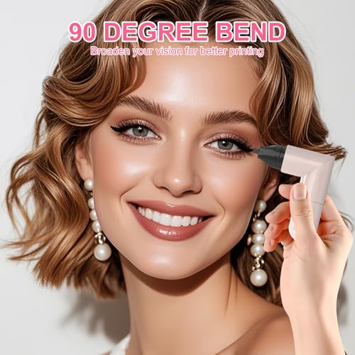 2Pcs Eyeliner Stempel Wing Eyeliner Stamp Doppelendmarker Lidstrich Stempel Eyeliner Stempel Wing Schnell Trocknender Smudge Resistan Anhaltend Wasserfest für Alle Augenformen mit Mini Spiegel