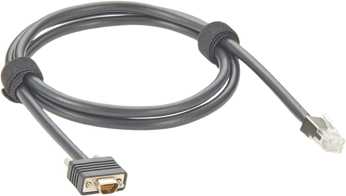 Compatible with EMC 038-003-085 038-003-623 Micro DB9 to RJ12 SPS Serial Sense Cable for CX3 CX4 VNX Clariion Storage Systems(1M/3.28FT)