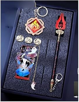 Amazon.co.jp: 神 神の目 のギフトボックスセット長矛 槍 武器モデル