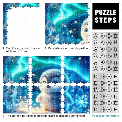 Puzzle de 1000 piezas compacto de 38x26cm con ilustración de Aurora 4