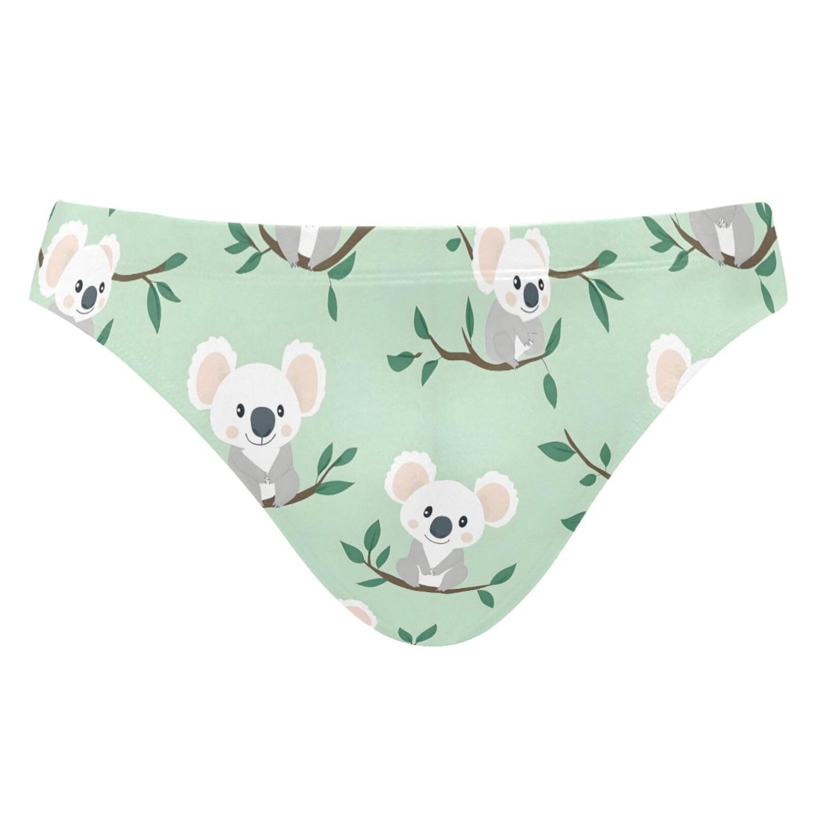 Mens Cute Koala Swim Briefs Bikini Swimwear Bathing Suit XL 202b8260