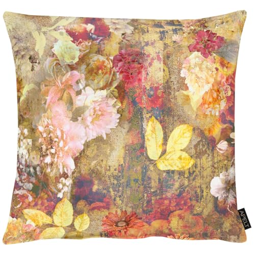 APELT Kissenhülle Herbstzeit braun-rot Größe 49x49 cm