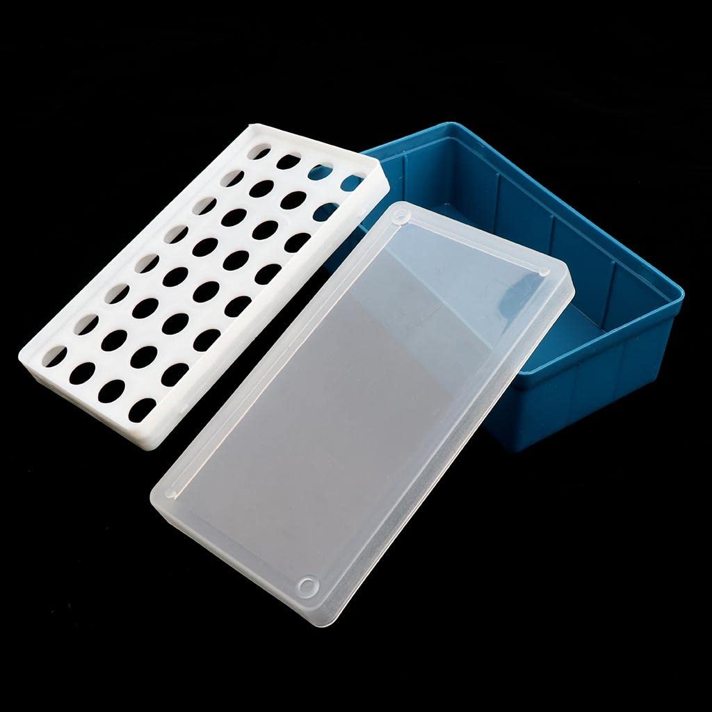 PP Laboratory 32 Sockets 5ml Centrifuge Tube Stand Holder Box -Blue-image-42