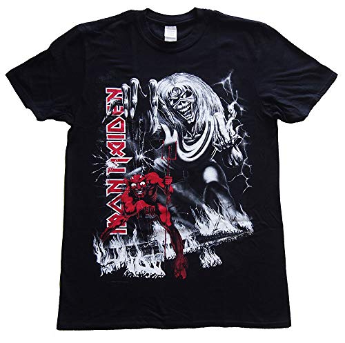 [Iron Maiden] �A�C�A�� ���C�f�� NUMBER OF THE BEAST JUMBO �ET�V���c�E �o���hT�V���c (L)