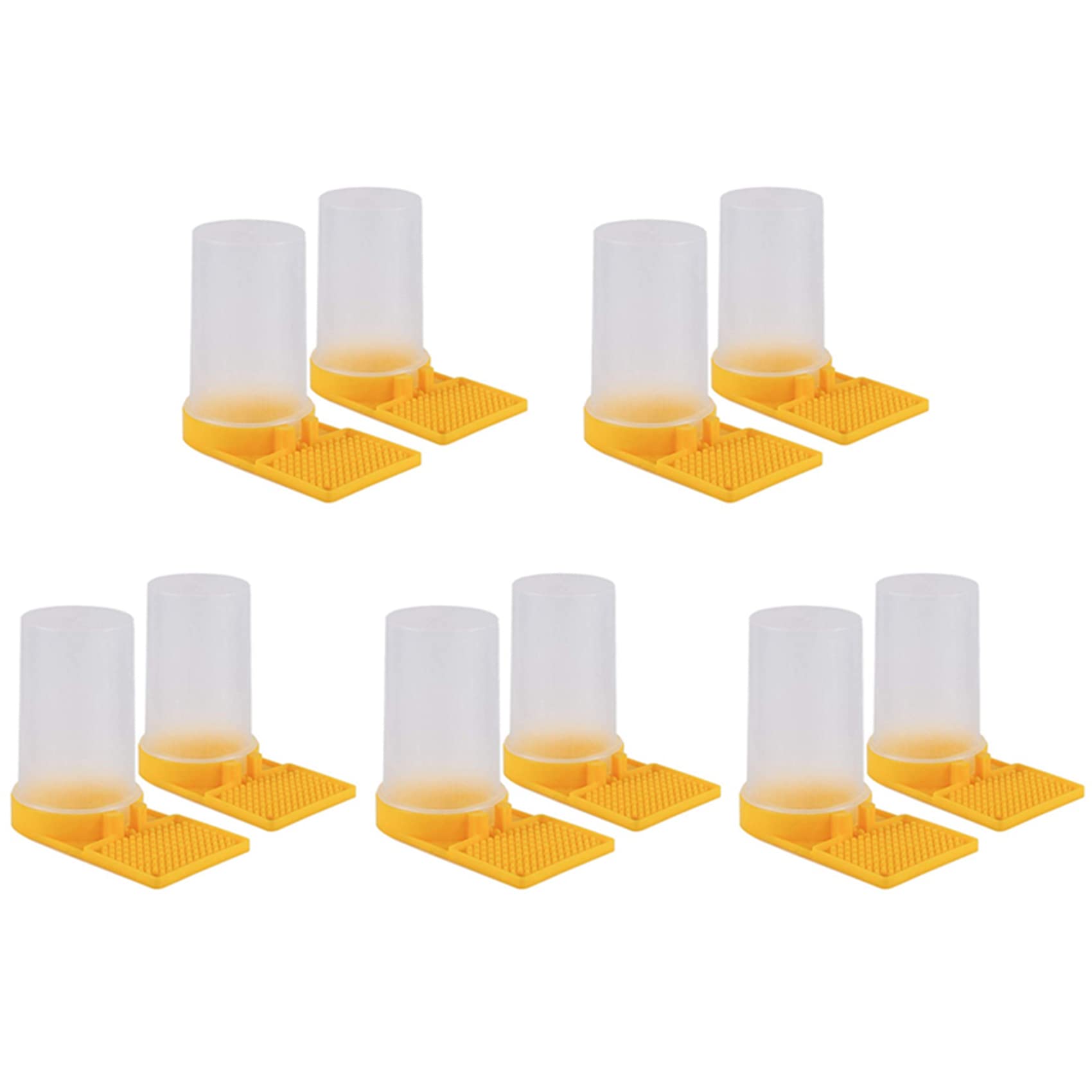 Jnchdghwa 10 Pack Beehive Beekeeping Water Dispenser Honey Beehive Entrance Feeder Bee Drinking Beekeeping Equipment