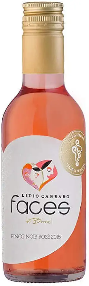 Vinho Rosé Seco Pinot Noir Faces do Brasil Lidio Carraro 187ml