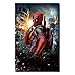 Adesivi Foto con numeri Diamante Ricamo Diamante Pittura Deadpool Wade Wilson Diamante Mosaico Rotondo/Trapano quadrato Resina,70x95cm