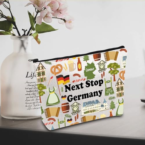 JXGZSO Germany Trip Zipper Bag