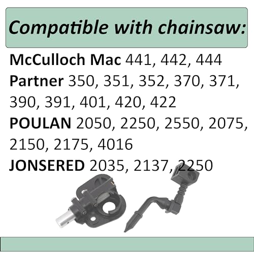 AERZETIX - C70545 - Ölpumpe für Kettensäge - kompatibel mit McCulloch Mac, Partner, Poulan, Jonsered
