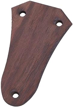 Guitar Truss Rod Cover, Rosewood Plate Durable 3 Hole Replacement for Acoustic Electric Guitars Accessory