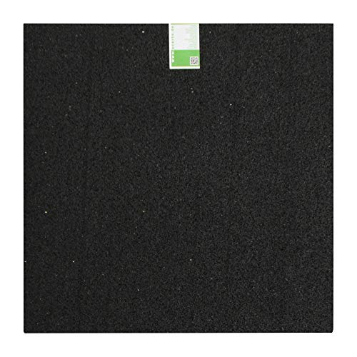 acerto 31700 Base de la lavadora hecha de granulados de goma - 60 x 60 x 8mm * Robusta * Alta densidad * Uso versátil | Base de la lavadora con amortiguación de vibraciones alfombra de granulado Cover
