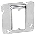 Steel City 72-C-14 Outlet Square Box Cover, 4-11/16 in L x 4-11/16 in W, Steel