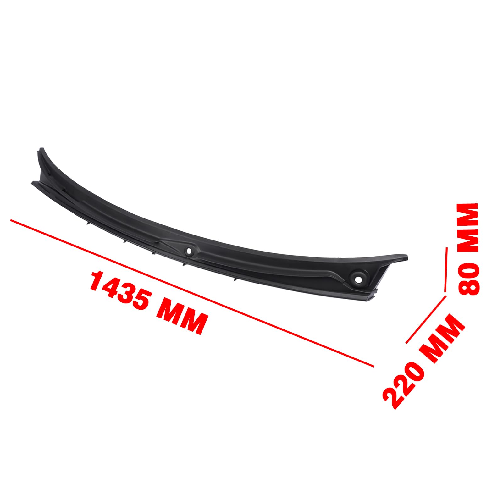 51718208483 - Copertura per motore tergicristallo compatibile con 3 E46 323i 328i 325i 330i 4 porte 1997-2006 angolo di ricambio per tergicristallo Cowl griglia Insert Panel Hopzty