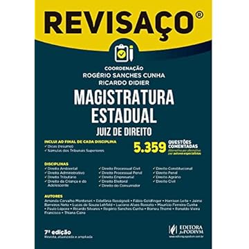 Capa do livro Magistratura Estadual: Juiz de Direito - 5.359 Questões Comentadas, Alternativa por Alternativa por Autores Especialistas