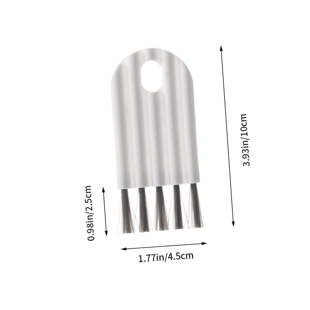 FUNOMOCYA Sturdy Cup Lid Cleaner Spout Cleaning Brush Kitchen Brush for Gaps Travel-friendly White Easy to Use