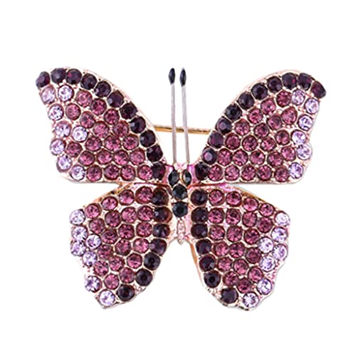 Broche papillon emballée pour cadeau, épingle de col et bijoux écharpe