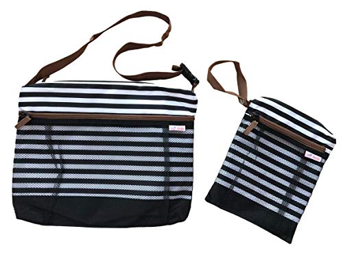 Wet Bag Premium Travel Duo Pack - Large and Small 2 Pocket Wet Dry Bags | Waterproof Dry Organiser Bag | Beach, Swimsuits, Wet Wipes, Cloth Diapers, Clothes for Potty Training, Gym, Light Change Bag Wet Bag Premium Travel Duo Pack - Large and Small 2 Pocket Wet Dry Bags | Waterproof Dry Organiser Bag | Beach, Swimsuits, Wet Wipes, Cloth Diapers, Clothes for Potty Training, Gym, Light Change Bag