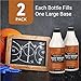 Impresa Polymer Base Filler - Pour Gel for Punching Bag Sand Filling - Stabilize Basketball Hoops with Basketball Hoop Filler Gel - Salt Water Dissolve & Sand Replacement - 2-Pack, 16 Fl Oz Each