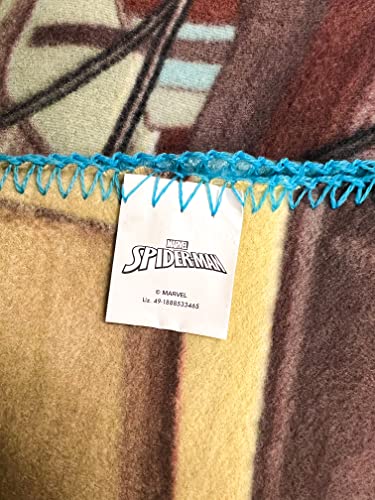 Marvels Blanket Throw Kids Spider Man Swing Into Action Soft Ultra Plus Blanket #TOP1
